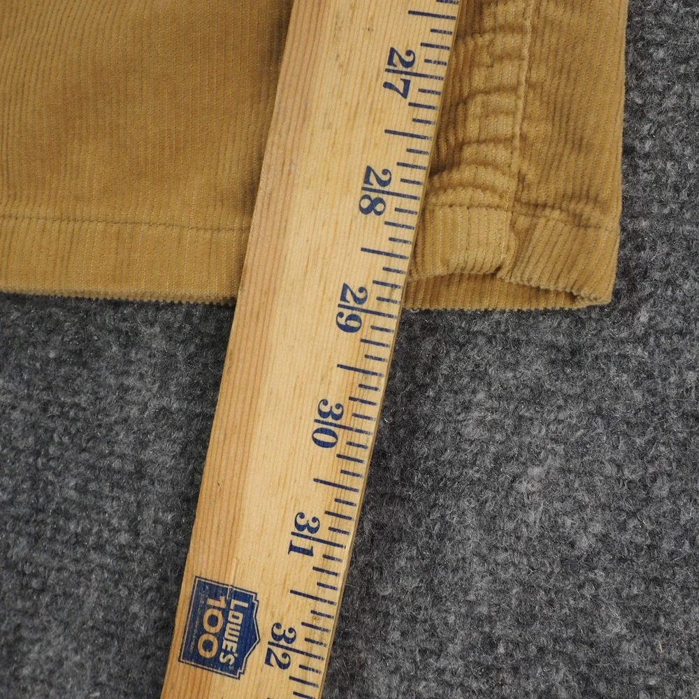 Polo Golf Ralph Lauren Corduroy Pants Mens 36x30 Classic Fit Tan Solid Preppy